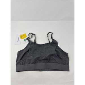 Momcozy Nursing Bra Large Grey Pumping  NWT MSRP $49.99